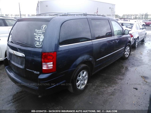 2A8HR54169R540053 - 2009 CHRYSLER TOWN & COUNTRY TOURING Navy photo 4