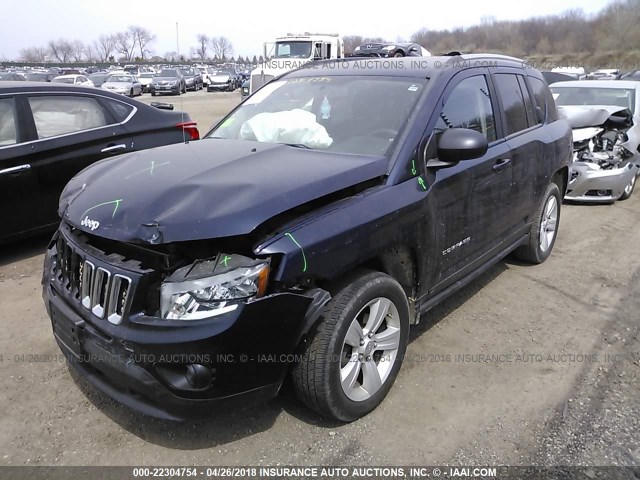 1C4NJDEB3CD676590 - 2012 JEEP COMPASS LATITUDE 蓝色 照片 2