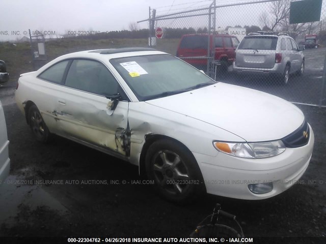 2T1CF28P01C497079 - 2001 TOYOTA CAMRY SOLARA SE/SLE WHITE photo 1