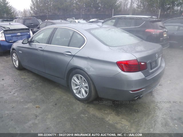 WBA5A7C59GG145801 - 2016 BMW 528 XI GRAY photo 3