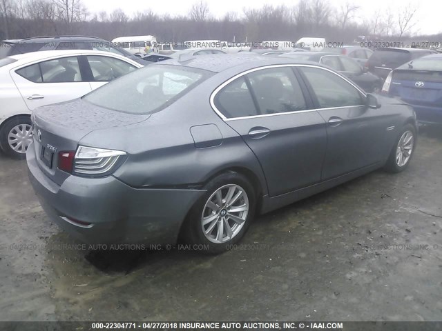 WBA5A7C59GG145801 - 2016 BMW 528 XI GRAY photo 4