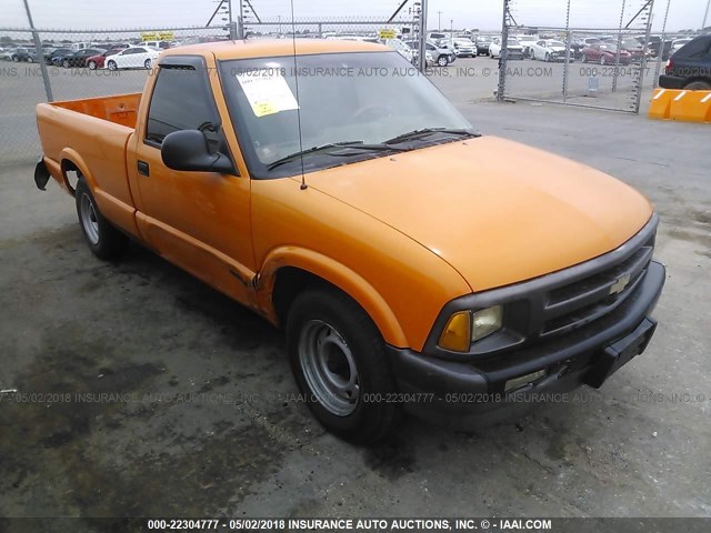 1GCCS14X9T8147329 - 1996 CHEVROLET S TRUCK S10 ORANGE photo 1