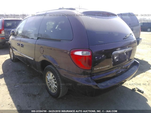 2C4GP54L04R504992 - 2004 CHRYSLER TOWN & COUNTRY TOURING MAROON photo 3