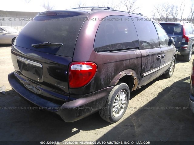 2C4GP54L04R504992 - 2004 CHRYSLER TOWN & COUNTRY TOURING MAROON photo 4