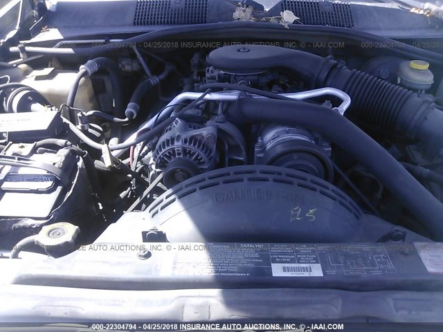 1J4GZ58Y6WC185491 - 1998 JEEP GRAND CHEROKEE LAREDO/TSI GREEN photo 10