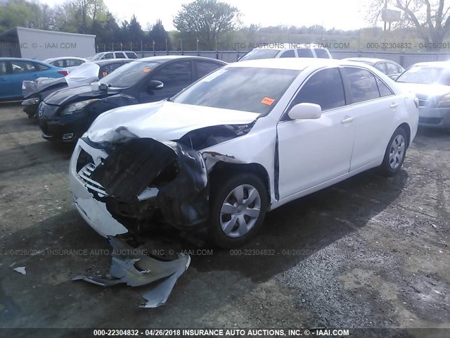 4T1BE46K48U790431 - 2008 TOYOTA CAMRY CE/LE/XLE/SE WHITE photo 2