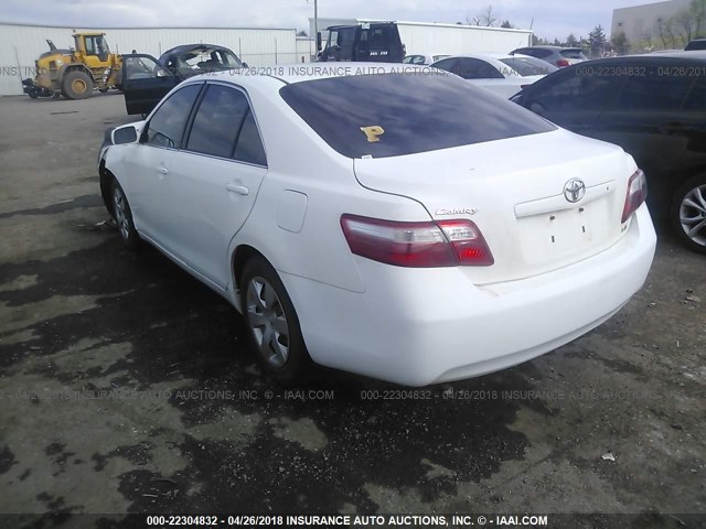 4T1BE46K48U790431 - 2008 TOYOTA CAMRY CE/LE/XLE/SE WHITE photo 3