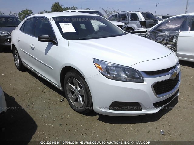 1G11B5SL9EF245847 - 2014 CHEVROLET MALIBU LS WHITE photo 1