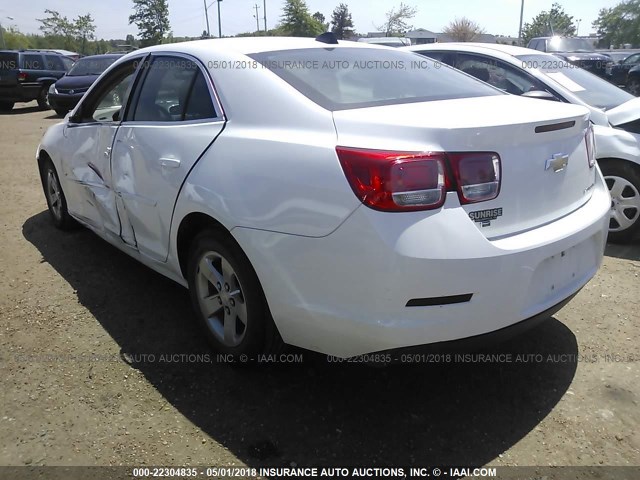 1G11B5SL9EF245847 - 2014 CHEVROLET MALIBU LS WHITE photo 3