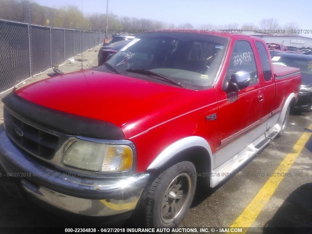 1FTEX17L7VNB19147 - 1997 FORD F150 红色 照片 2