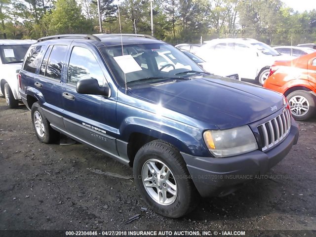 1J4GW48N14C327896 - 2004 JEEP GRAND CHEROKEE LAREDO/COLUMBIA/FREEDOM BLUE photo 1