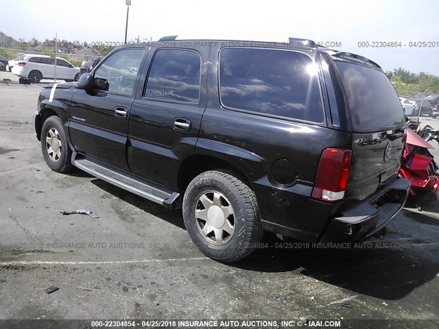 1GYEK63N13R246589 - 2003 CADILLAC ESCALADE LUXURY შავი ფოტო 3