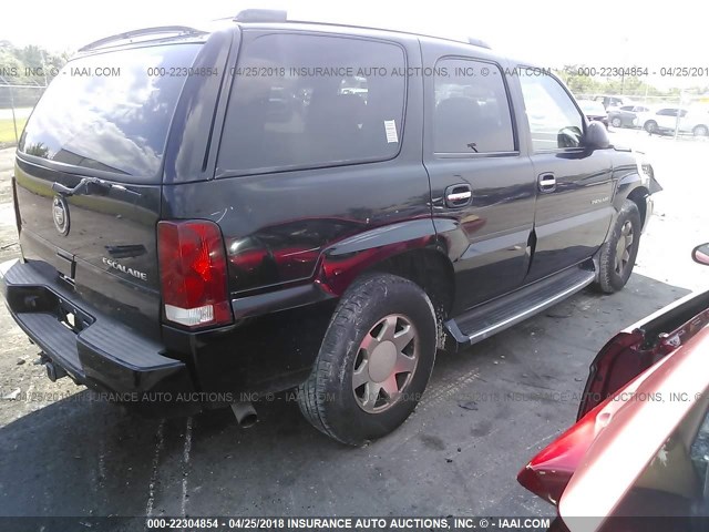 1GYEK63N13R246589 - 2003 CADILLAC ESCALADE LUXURY შავი ფოტო 4