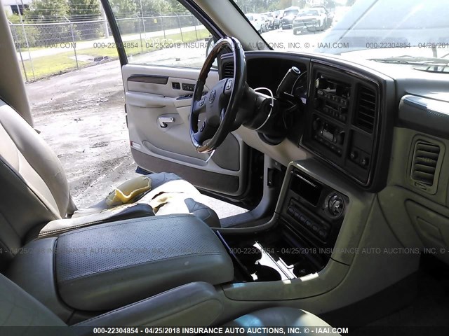 1GYEK63N13R246589 - 2003 CADILLAC ESCALADE LUXURY შავი ფოტო 5