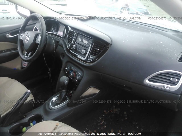 1C3CDFBB1FD265244 - 2015 DODGE DART SXT GRAY photo 5