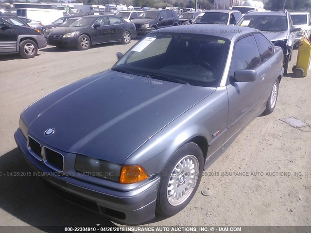 WBABF4328SEK17746 - 1995 BMW 325 IS AUTOMATIC Light Blue photo 2