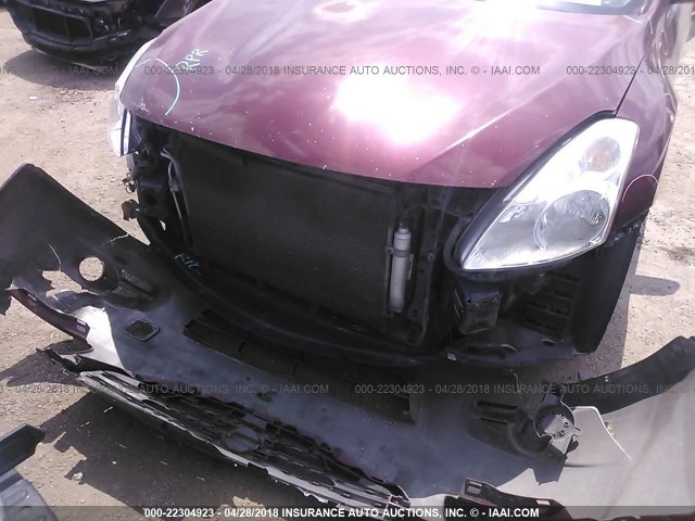 1N4AL2AP3AN515412 - 2010 NISSAN ALTIMA S MAROON photo 6