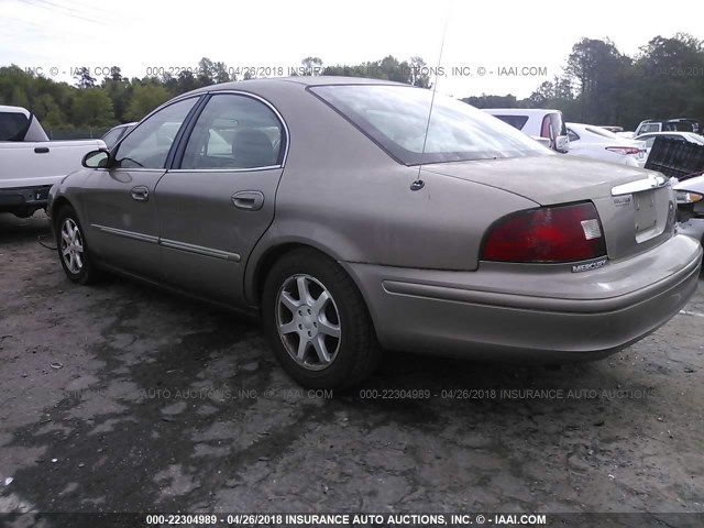 1MEFM50UX2A635690 - 2002 MERCURY SABLE GS/GS PLUS TAN photo 3