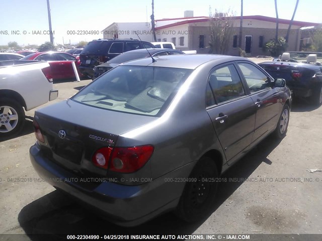 1NXBR32E66Z742425 - 2006 TOYOTA COROLLA CE/LE/S GRAY photo 4