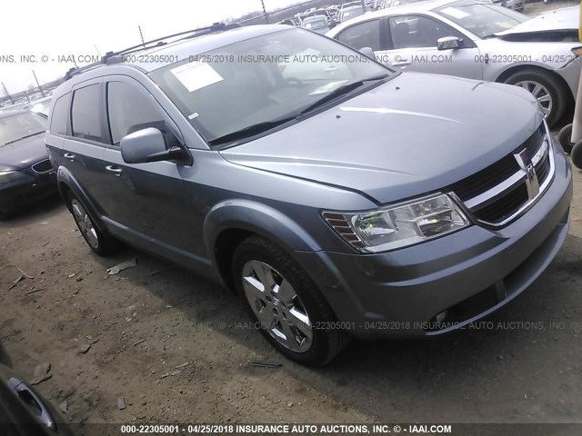 3D4PG5FV7AT104874 - 2010 DODGE JOURNEY SXT BLUE photo 1