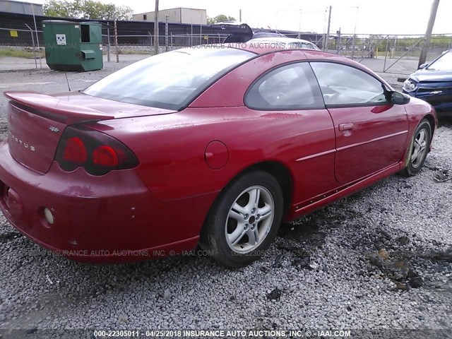 4B3AG42G03E198247 - 2003 DODGE STRATUS SE RED photo 4