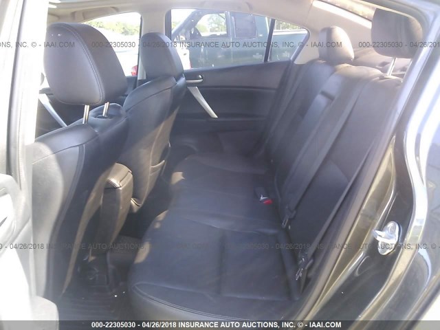 JM1BL1W59C1503713 - 2012 MAZDA 3 S GRAY photo 8