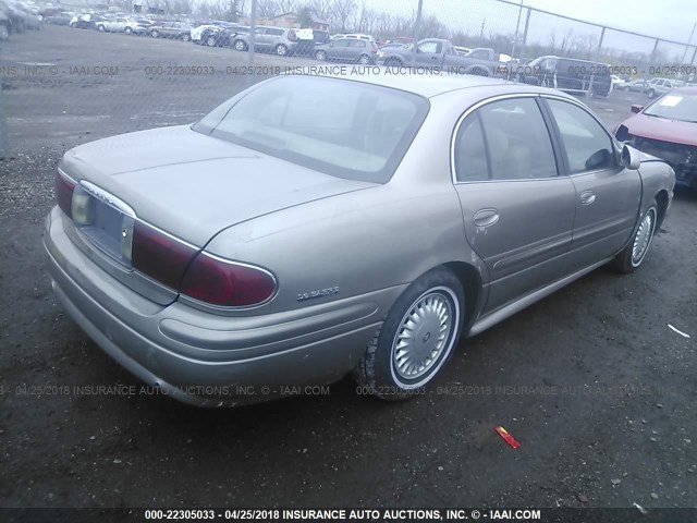 1G4HP54K714203173 - 2001 BUICK LESABRE CUSTOM GRAY photo 4