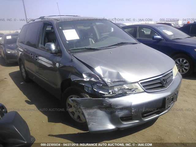 5FNRL18032B016187 - 2002 HONDA ODYSSEY EXL ნაცრისფერი ფოტო 1