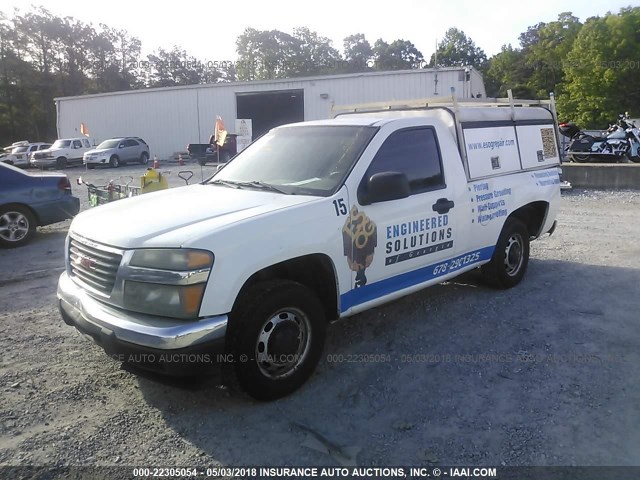 1GTCS148X68233648 - 2006 GMC CANYON WHITE photo 2