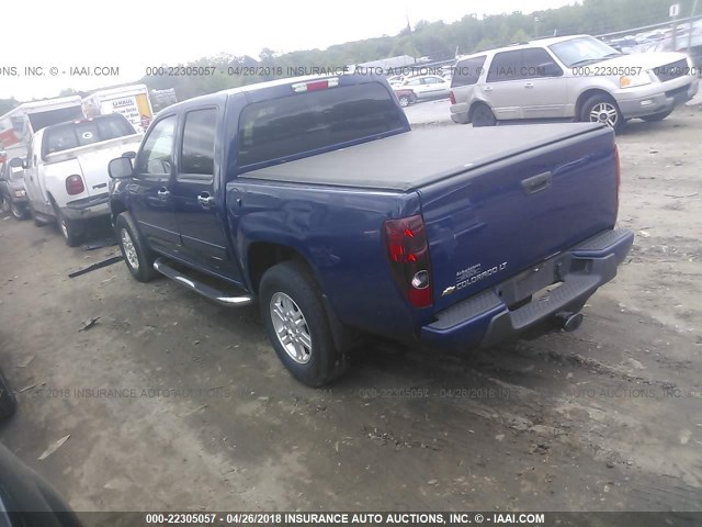 1GCHTCFE6B8130108 - 2011 CHEVROLET COLORADO LT BLUE photo 3