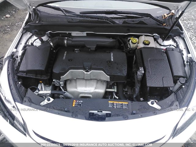 1G11C5SL1FU120111 - 2015 CHEVROLET MALIBU 1LT 白色 照片 10