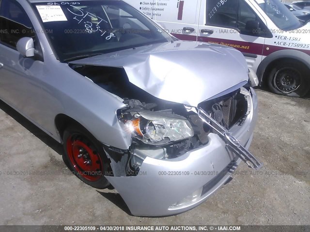 KMHDU4AD9AU957344 - 2010 HYUNDAI ELANTRA BLUE/GLS/SE SILVER photo 6