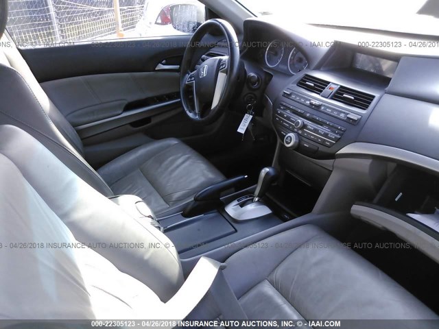 1HGCP36818A044507 - 2008 HONDA ACCORD EXL GRAY photo 5