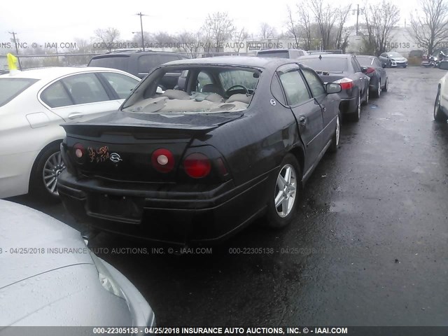 2G1WP521549117232 - 2004 CHEVROLET IMPALA SS BLACK photo 4