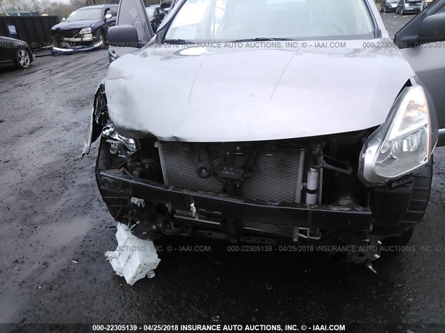 JN8AS5MTXCW250884 - 2012 NISSAN ROGUE S/SV SILVER photo 6