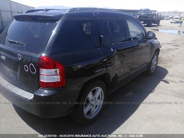 1J4NF4FB1AD512892 - 2010 JEEP COMPASS SPORT BLACK photo 4