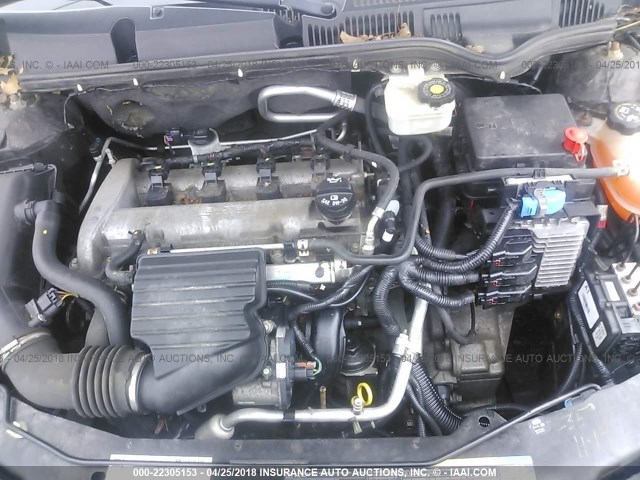 1G8AJ58F57Z206342 - 2007 SATURN ION LEVEL 2 BLACK photo 10