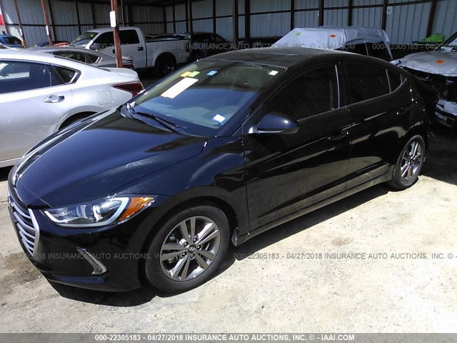 5NPD84LF6HH080114 - 2017 HYUNDAI ELANTRA SE/VALUE/LIMITED BLACK photo 2