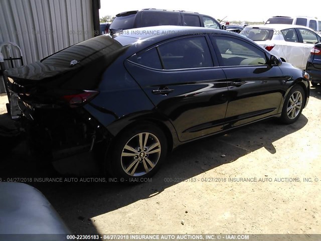 5NPD84LF6HH080114 - 2017 HYUNDAI ELANTRA SE/VALUE/LIMITED BLACK photo 4