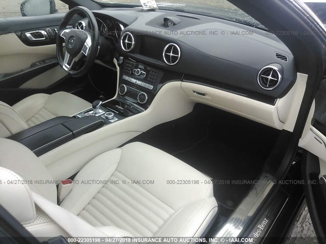 WDDJK6FA4FF033953 - 2015 MERCEDES-BENZ SL 400 BLACK photo 5