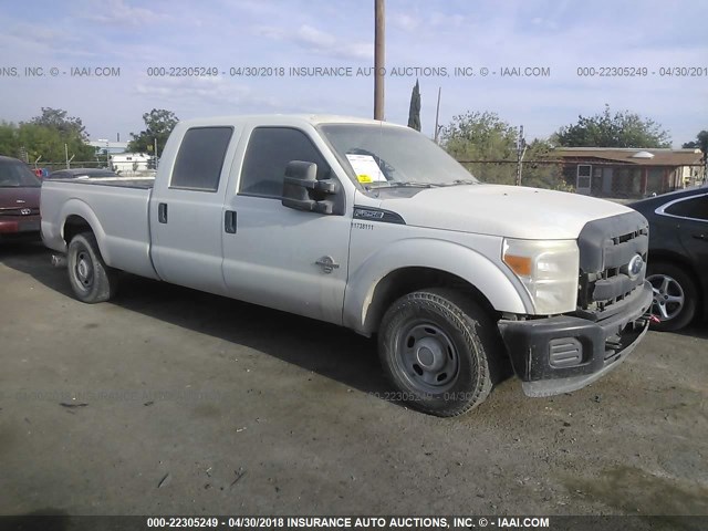 1FT7W2AT1BED06650 - 2011 FORD F250 SUPER DUTY WHITE photo 1