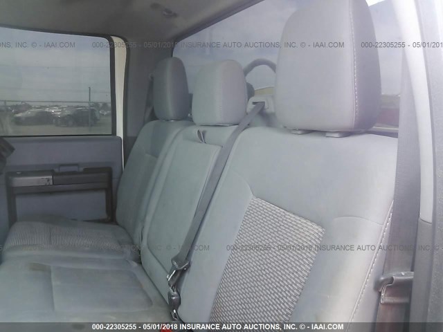 1FT7W2BT3BED06664 - 2011 FORD F250 SUPER DUTY WHITE photo 8