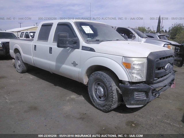 1FT7W2ATXBED06646 - 2011 FORD F250 SUPER DUTY WHITE photo 1