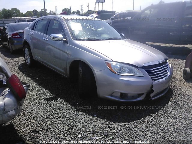 1C3CCBCG2DN515653 - 2013 CHRYSLER 200 LIMITED GRAY photo 1