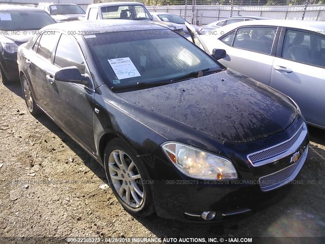 1G1ZK577284237541 - 2008 CHEVROLET MALIBU LTZ 黑色 照片 1