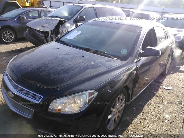 1G1ZK577284237541 - 2008 CHEVROLET MALIBU LTZ 黑色 照片 2