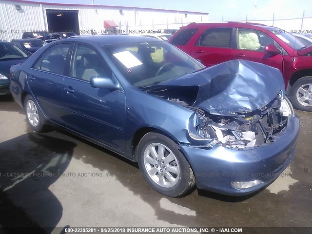 4T1BE32K53U238140 - 2003 TOYOTA CAMRY LE/XLE/SE ლურჯი ფოტო 1