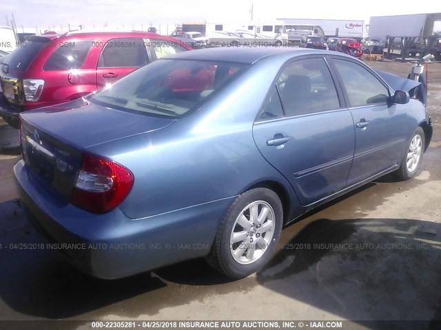 4T1BE32K53U238140 - 2003 TOYOTA CAMRY LE/XLE/SE ლურჯი ფოტო 4