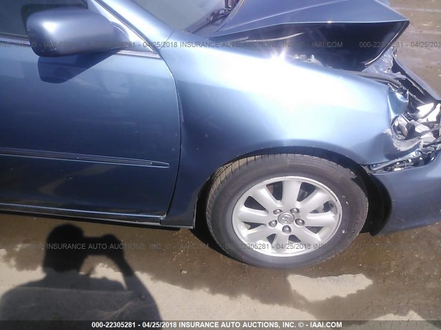 4T1BE32K53U238140 - 2003 TOYOTA CAMRY LE/XLE/SE ლურჯი ფოტო 6