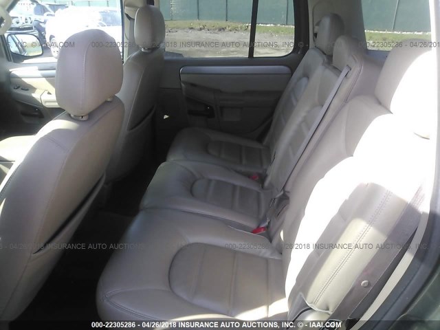 1FMZU73K63UA36513 - 2003 FORD EXPLORER XLT/XLT SPORT/NBX GREEN photo 8